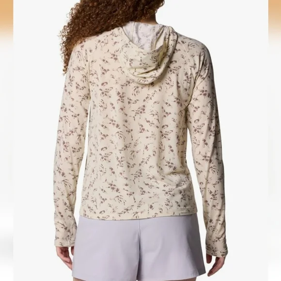 NWT Columbia Women's PFG Uncharted Hoodie Stone Huntfish Omni Shade UPF S, M, XL - Picture 2 of 16